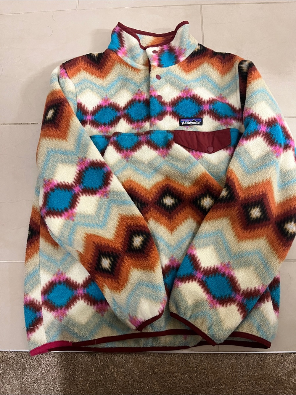 Patagonia Women’s Button-Up 3/4 Fleece Pullover